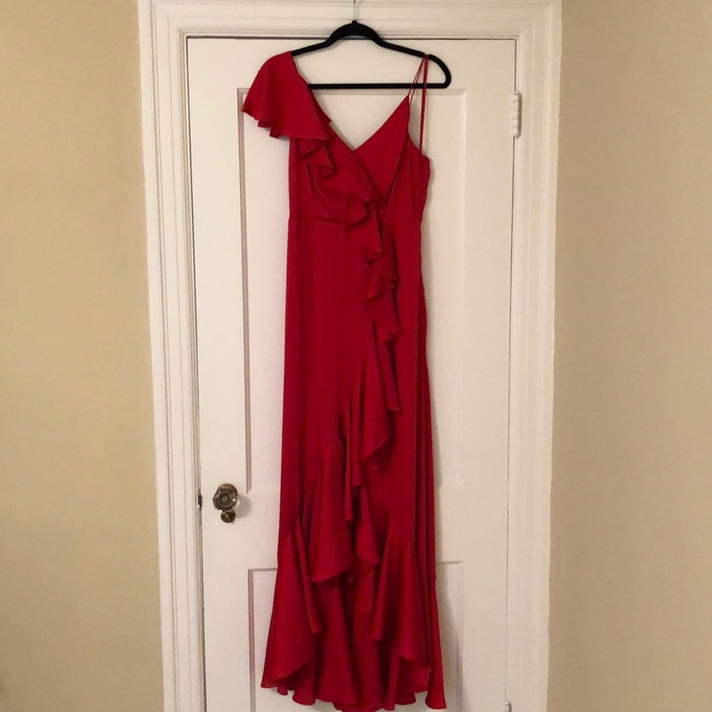 Jill Jill Stuart | Red Ruffle Gown | 6
